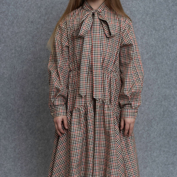 Unlabel Sula Dress Red Checks