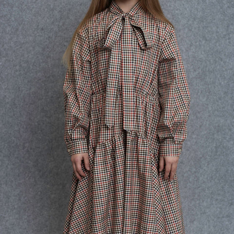 Unlabel Sula Dress Red Checks