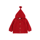 Buho BB Hood Cardigan Cherry