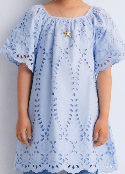 The New Society Patmos Dress Powder Blue