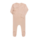 Ely’s & Co Organic Amore Pointelle Collection - Pink/Rose Gold - Footie
