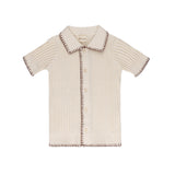 Ely’s & Co Stitch Collection - Whip Stitch Knit Top - Natural