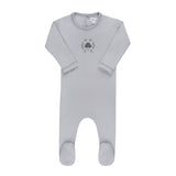 Ely’s & Co Garden Floral Center Collection - Blue - Footie