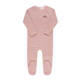 Ely’s & Co Metallic Stripe Collection - Pink - Footie