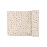 Ely’s & Co Garden Floral Center Collection - Ivory Girl - Muslin Swaddle