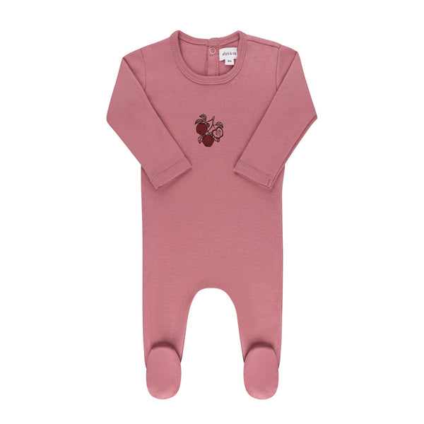 Ely’s & Co Fruit Collection - Pink Apple - Footie