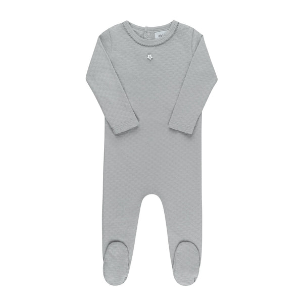 Ely’s & Co Pointelle Star - Blue - Footie