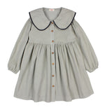 Buho BB Soft Velour Dress Eucalyptus