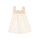 Buho BB Chic Lurex Dress Cream Pink