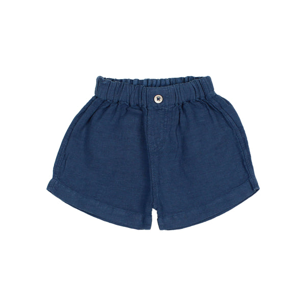 Buho BB Linen Shorts Navy