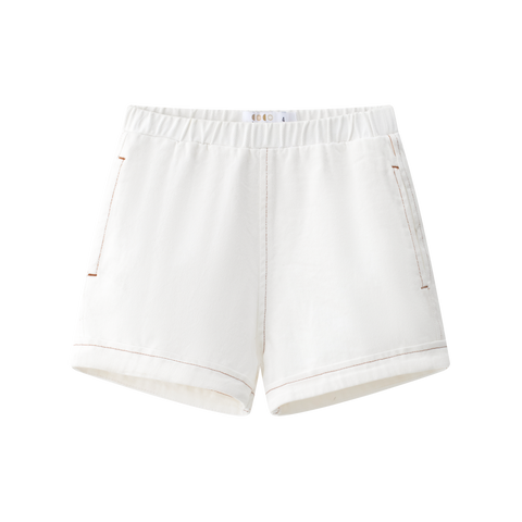 Coco Blanc Denim Shorts White