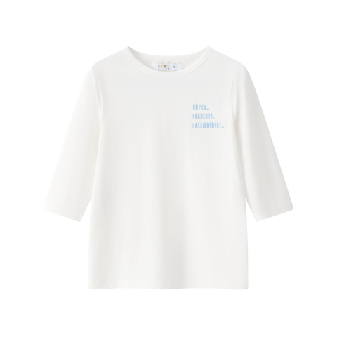Coco Blanc 3/4 White Tee
