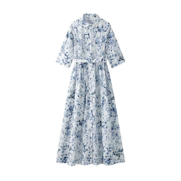 Coco Blanc Floral Shirt Dress
