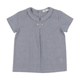 Coco Blanc Peter Pan Striped Shirt