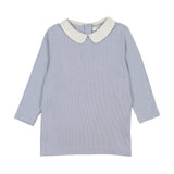 Coco Blanc Peter Pan Ribbed Top