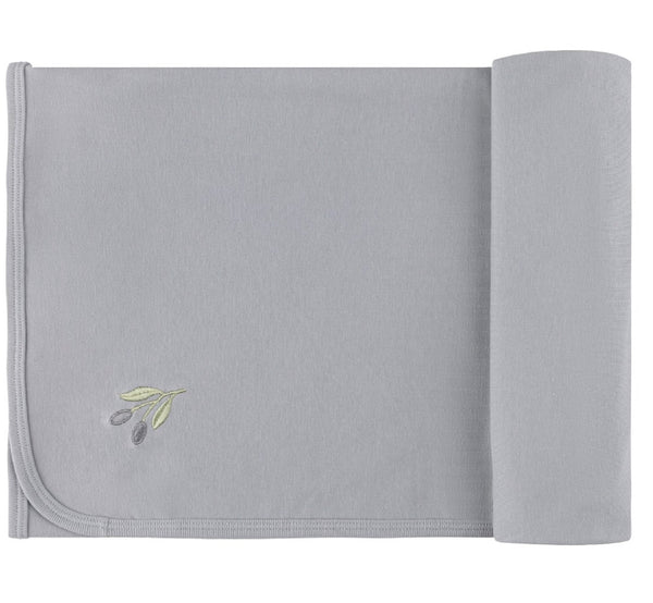 Ely’s & Co Embroidered Collection - Blue Berry - Blanket