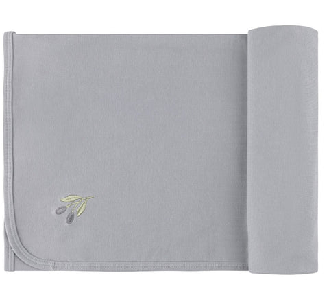 Ely’s & Co Embroidered Collection - Blue Berry - Blanket