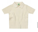 Fub Pointelle Rib Blouse Ecru