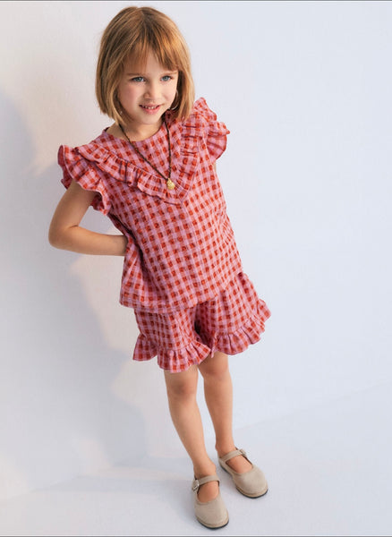 The New Society Iris Blouse & Short Set