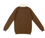 Coco Blanc Color Block Turtle Neck