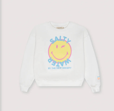 The New Society Smiley Sweater Salty Water