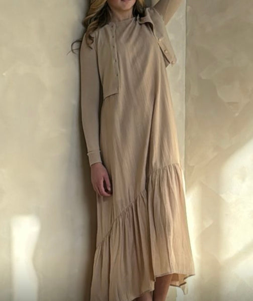 Coco Blanc Maxi Jumper Taupe