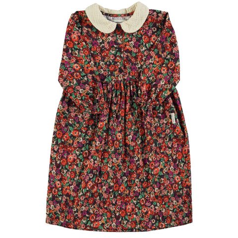 Piupiuchick Knee-Lenght Dress Multicolor Flowers