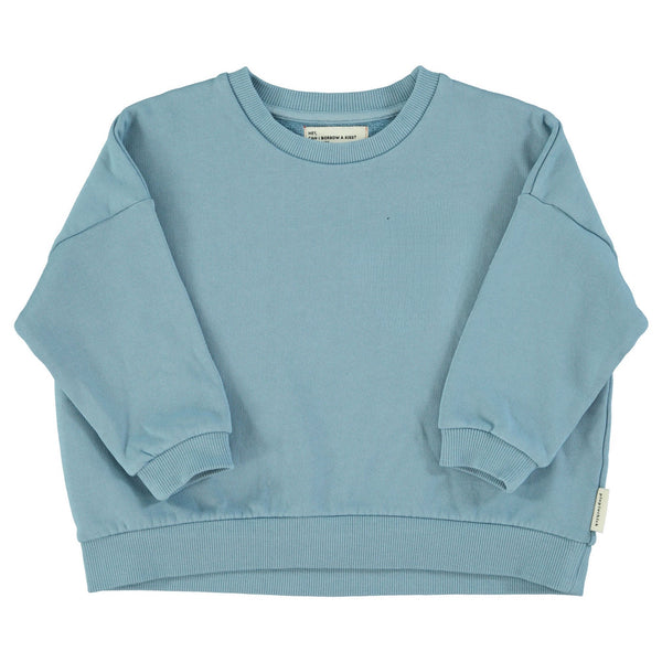 Piupiuchick Sweatshirt Blue Logo Print