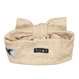 Knot Hairbands Knitted Bow Headwrap // Beige
