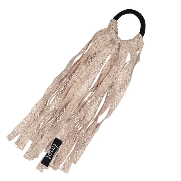 Knot Hairbands Lace Ribbon Hairtie // Blush