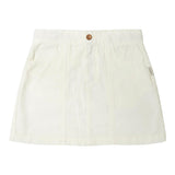 Tocoto Vintage Long Cotton/Linen Midi Skirt Off White