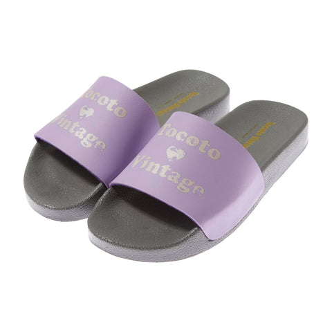 Tocoto Vintage Colored Beach Flip Flops Lilac