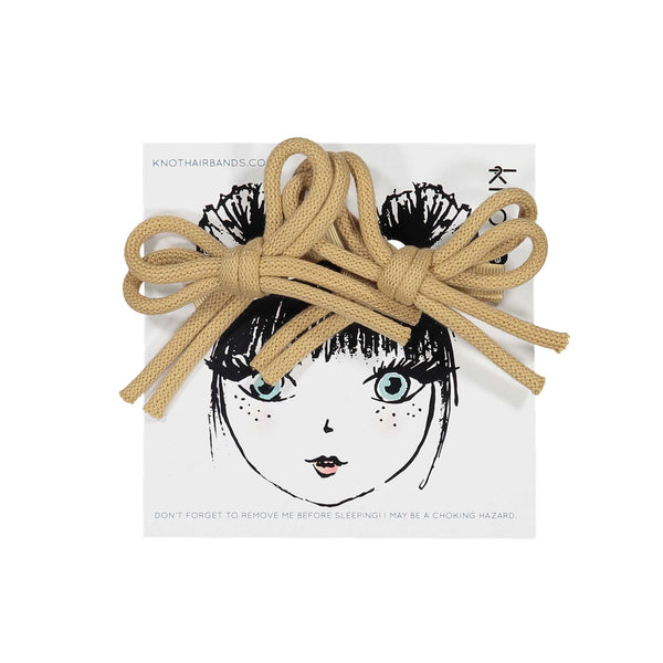 Knot Hairbands Twist Clip Set // Golden