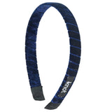 Knot Hairbands Velvet Ribbon Headband // Navy