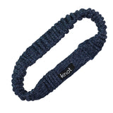 Knot Hairbands Waffle Headwrap // Navy