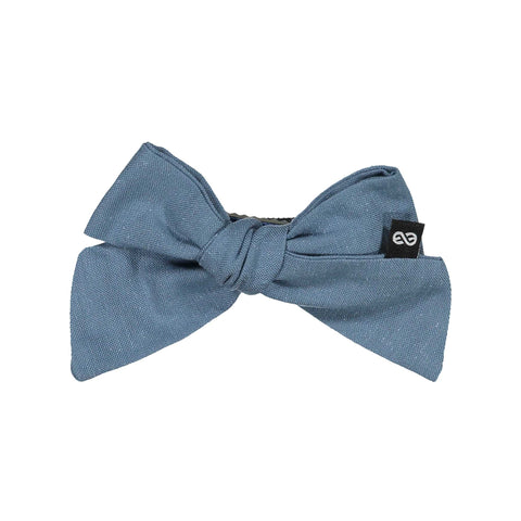 Knot Hairbands Woven Bow Clip // Ocean Blue