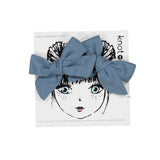 Knot Hairbands Woven Bow Set // Ocean Blue