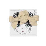 Knot Hairbands Woven Bow Set // Sand