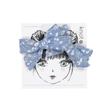 Knot Hairbands Chantilly Bow Set // Blue