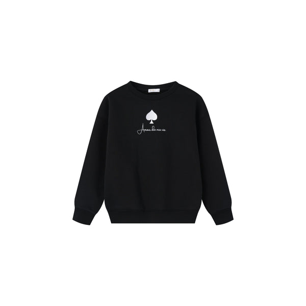 Coco Blanc Crew Sweatshirt Black