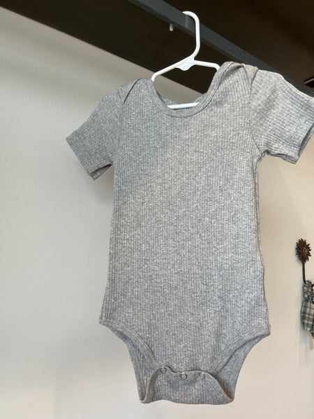 POPUPSHOP Baby Rib Body SS Grey