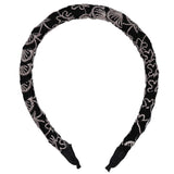 KNOT HAIRBANDS BLOSSOM HEADBAND BLACK