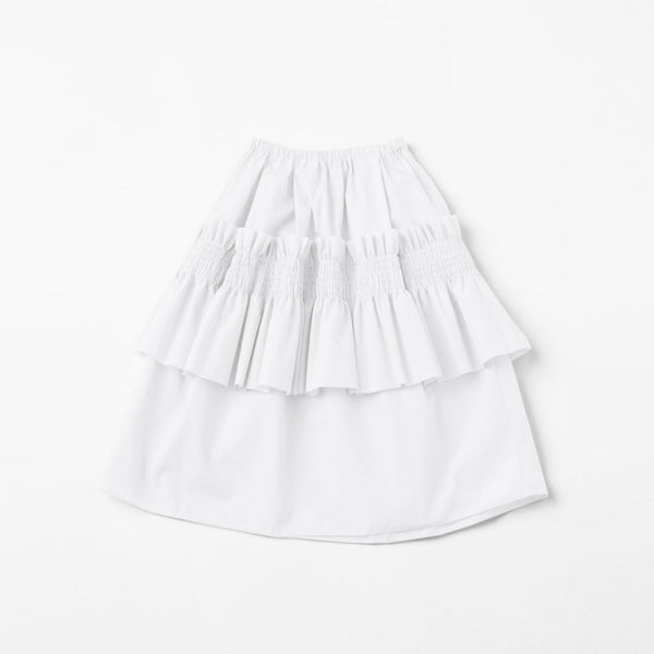 Venera Arapu Lure Flake Skirt White