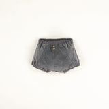 Popelin Grey culotte with side seams