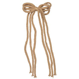 KNOT YARN BOW CLIP // CARAMEL